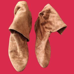 Aquazzura Firenze Vero cuoio made in Italy flat brown boots size 36 🤎